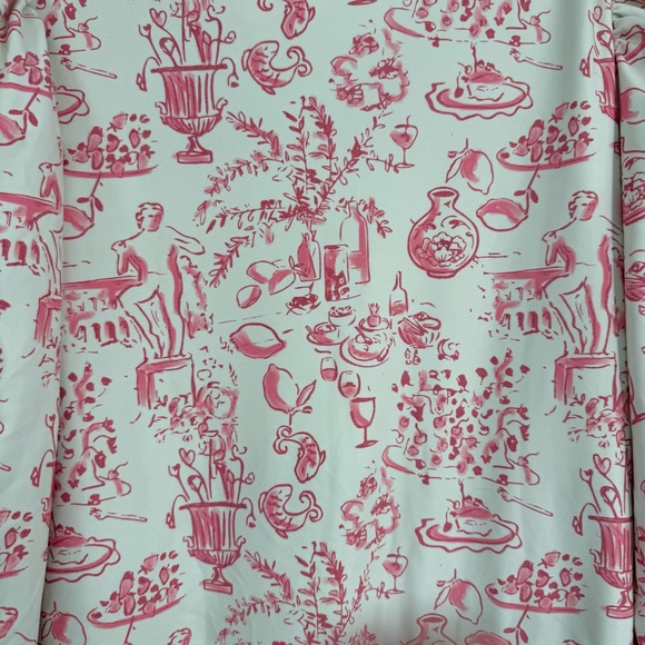 Smith & Quinn Tory Dress In Dolce Vita Size Small 3/4 Sleeves Pink White Tiered - Picture 14 of 15